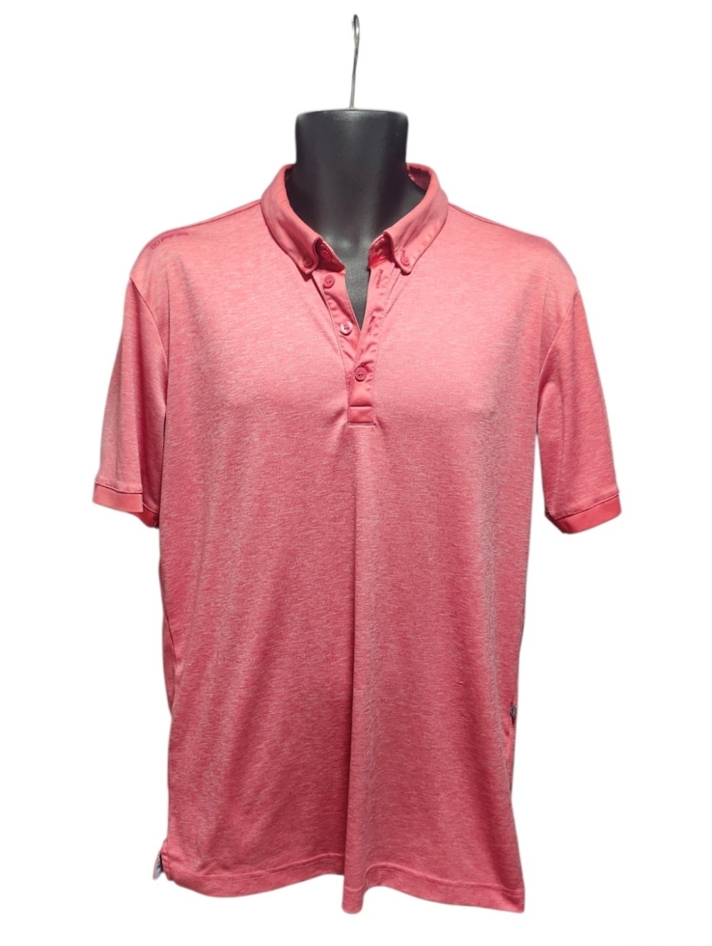 Ping Men's Short Sleeve Polo Shirt - Pink